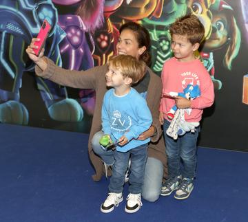 Glenda Gilson pictured with sons Danny and Bobby at the special preview screening of Paw Patrol :The Mighty Movie at the Odeon Cinema in Point Square, Dublin.
Picture Brian McEvoy
