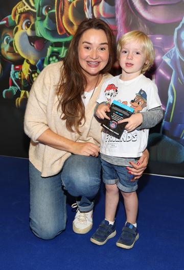 Lucy Edge and Charlie Edge at the special preview screening of Paw Patrol :The Mighty Movie at the Odeon Cinema in Point Square, Dublin.
Picture Brian McEvoy

