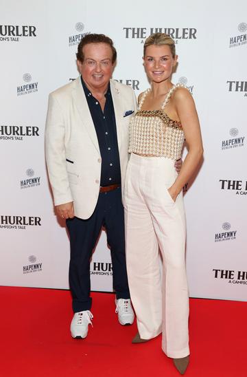 Marty Morrissey and Sophie Vavasseur pictured at the premiere of The Hurler: A Campions Tale at the Odeon Cinema in Point Square,Dublin.
Picture Brian McEvoy