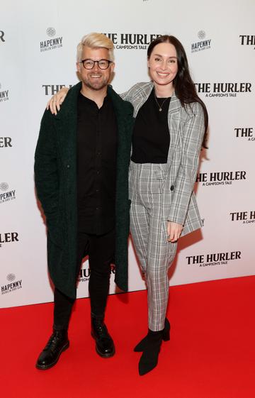 Michael Joseph and Megan Cassidy pictured at the premiere of The Hurler: A Campions Tale at the Odeon Cinema in Point Square,Dublin.
Picture Brian McEvoy