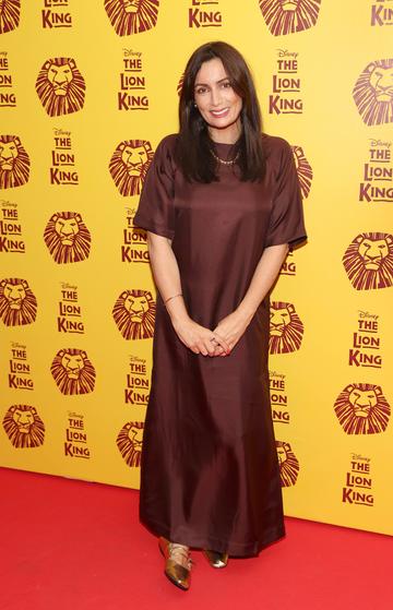 Louise Duffy pictured at the opening night of Disney's The Lion King musical at the Bord Gais Energy Theatre,Dublin.
Picture Brian McEvoy
