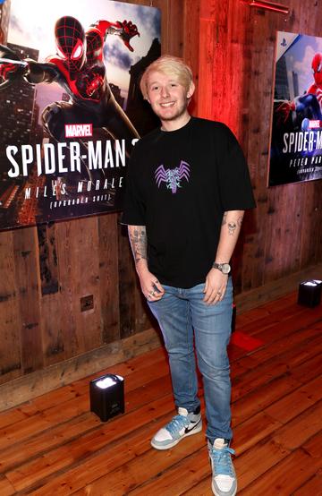 Dylan Garbutt at the launch of Marvel’s Spider-Man 2 for PlayStation 5 at The Dean Townhouse in Dublin.
Picture Brian McEvoy
