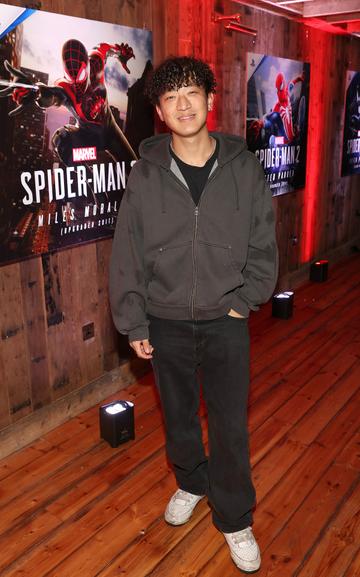 King Ye at the launch of Marvel’s Spider-Man 2 for PlayStation 5 at The Dean Townhouse in Dublin.
Picture Brian McEvoy