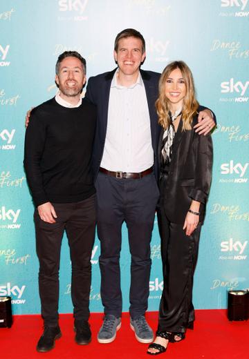 Barry McCarthy, Mark Carpenter and Cara McAllister attended last night’s screening of Sky Original film, Dance First in Thomas Prior Hall, Ballsbridge. Based on Irish playwright Samuel Beckett, Dance First follows the extraordinary life of the literary icon through the lens of his triumphs and mistakes as well as through his fraught relationships throughout his life. The film, directed by James Marsh and starring Gabriel Byrne, Fionn O’Shea and Aidan Gillen, launches in select Irish cinemas on November 3, ahead of its release on Sky Cinema this December.-photo Kieran Harnett
