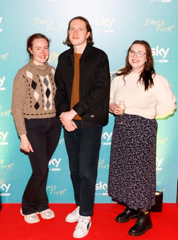 Christina Appleby, Lucien Daly and Niamh Martin attended last night’s screening of Sky Original film, Dance First in Thomas Prior Hall, Ballsbridge. Based on Irish playwright Samuel Beckett, Dance First follows the extraordinary life of the literary icon through the lens of his triumphs and mistakes as well as through his fraught relationships throughout his life. The film, directed by James Marsh and starring Gabriel Byrne, Fionn O’Shea and Aidan Gillen, launches in select Irish cinemas on November 3, ahead of its release on Sky Cinema this December.-photo Kieran Harnett