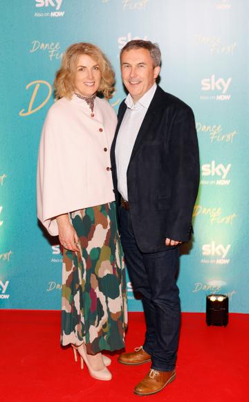 Ruth and Paul Bradley attended last night’s screening of Sky Original film, Dance First in Thomas Prior Hall, Ballsbridge. Based on Irish playwright Samuel Beckett, Dance First follows the extraordinary life of the literary icon through the lens of his triumphs and mistakes as well as through his fraught relationships throughout his life. The film, directed by James Marsh and starring Gabriel Byrne, Fionn O’Shea and Aidan Gillen, launches in select Irish cinemas on November 3, ahead of its release on Sky Cinema this December.-photo Kieran Harnett