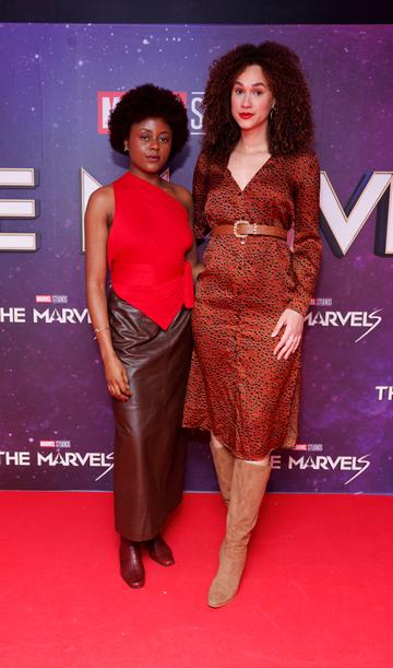 Stefanie Nnadi pictured at the Irish Premiere screening of Marvel Studios The Marvels at Cineworld Dublin. In cinemas this Friday. Picture Andres Poveda