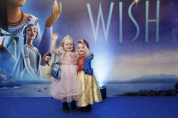 Myla Rice (4) and Margaux Shortall from Lucan pictured at the Family Premiere Screening of Disney’s Wish. In cinemas only from November 24 Picture Andres Poveda