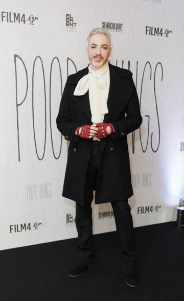 Dillon St Payl pictured at the special preview screening of Searchlight Pictures 'Poor Things' at the Light House Cinema Dublin. Picture Andres Poveda