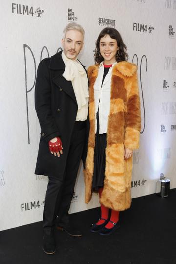 Dillon St Paul and Ciara Berkley pictured at the special preview screening of Searchlight Pictures 'Poor Things' at the Light House Cinema Dublin. Picture Andres Poveda