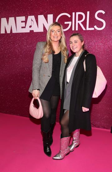 Carla Murphy and Robyn Tobin at the Irish Premiere of Mean Girls at the Stella Rathmines ,Dublin.
Picture Brian McEvoy