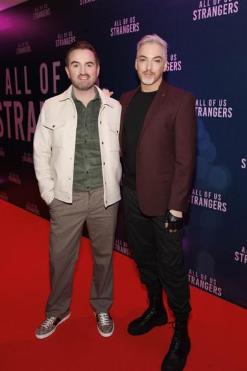 18/01/2024 Kieran Clarke and Dillon St Paul pictured at a special gala screening of Searchlight Pictures ‘All of us Strangers’ at the Light House Cinema Dublin. Photo Andres Poveda