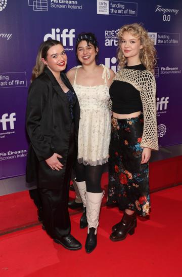 Melanie Mullan, Michaela Kralova and Lucy Holmes pictured at the Dublin International Film Festival  2024 programme launch at the Lighthouse Cinema ,Dublin
Picture Brian McEvoy