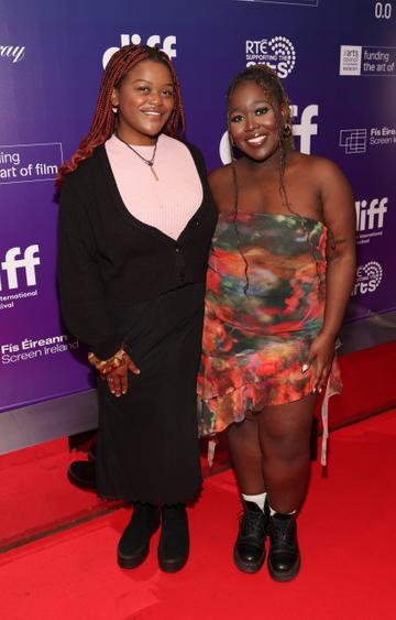 Chloe Danga and Ashley Chadamoyo pictured at the Dublin International Film Festival  2024 programme launch at the Lighthouse Cinema ,Dublin
Picture Brian McEvoy