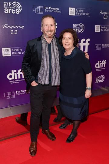 Daniel Hegarty and Grainne Humphreys  pictured at the Dublin International Film Festival  2024 programme launch at the Lighthouse Cinema ,Dublin
Picture Brian McEvoy
