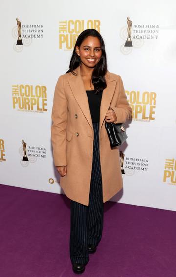 Tara Mae pictured at the IFTA screening of The Color Purple at the Lighthouse Cinema,Dublin.
Picture Brian McEvoy
No Repro fee for one use