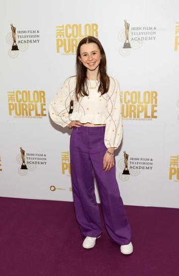 Katelyn Rose Downey pictured at the IFTA screening of The Color Purple at the Lighthouse Cinema,Dublin.Picture Brian McEvoyNo Repro fee for one use