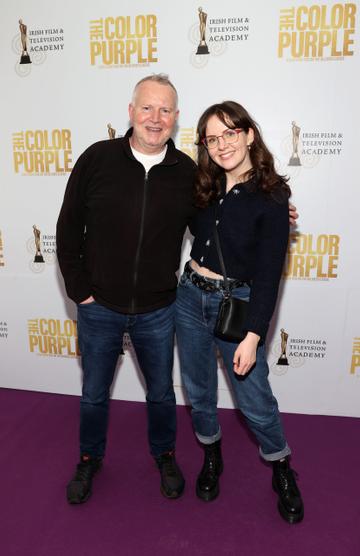 Charles Slane and Martha Fitzpatrick pictured at the IFTA screening of The Color Purple at the Lighthouse Cinema,Dublin.Picture Brian McEvoyNo Repro fee for one use