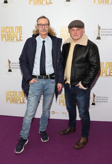 Paul Ward and Robbie Walsh pictured at the IFTA screening of The Color Purple at the Lighthouse Cinema,Dublin.Picture Brian McEvoyNo Repro fee for one use