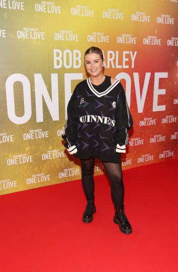 Aimee Fitzpatrick pictured at the Irish Premiere screening of Bob Marley: One Love at the Lighthouse Cinema,Dublin
Picture Brian McEvoy

