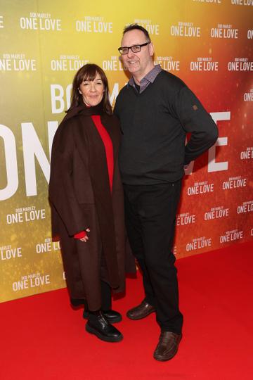 Hilda Fay and husband Alan Vale pictured at the Irish Premiere screening of Bob Marley: One Love at the Lighthouse Cinema,Dublin
Picture Brian McEvoy
