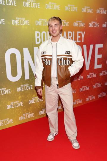 Brandon Stone pictured at the Irish Premiere screening of Bob Marley: One Love at the Lighthouse Cinema,Dublin
Picture Brian McEvoy
