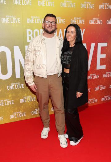 Dean Kenny and Sharon Cleary pictured at the Irish Premiere screening of Bob Marley: One Love at the Lighthouse Cinema,Dublin
Picture Brian McEvoy