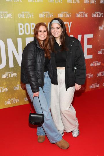 Sadhbh Kissane and Ailish Dunnford pictured at the Irish Premiere screening of Bob Marley: One Love at the Lighthouse Cinema,Dublin
Picture Brian McEvoy
