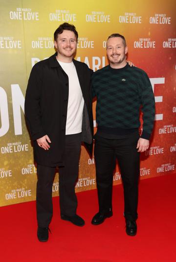 Mark O Meara and Sean Quinn pictured at the Irish Premiere screening of Bob Marley: One Love at the Lighthouse Cinema,Dublin
Picture Brian McEvoy