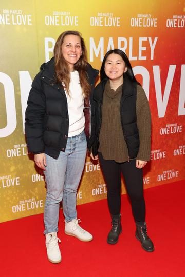 Eva Wolzok and Amy Decillis pictured at the Irish Premiere screening of Bob Marley: One Love at the Lighthouse Cinema,Dublin
Picture Brian McEvoy

