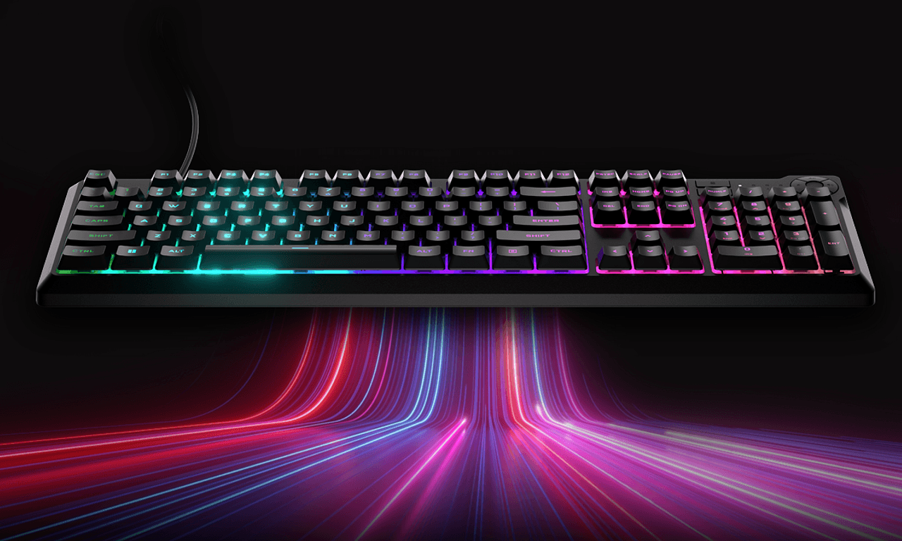 The Corsair K55 Core is a simple, effective, budget-friendly gaming ...