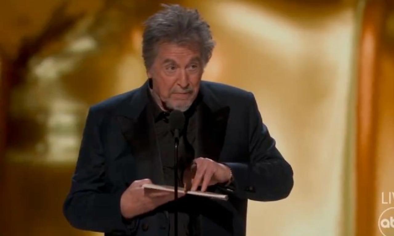 Al Pacino caused a lot of confusion with his chaotic announcement of