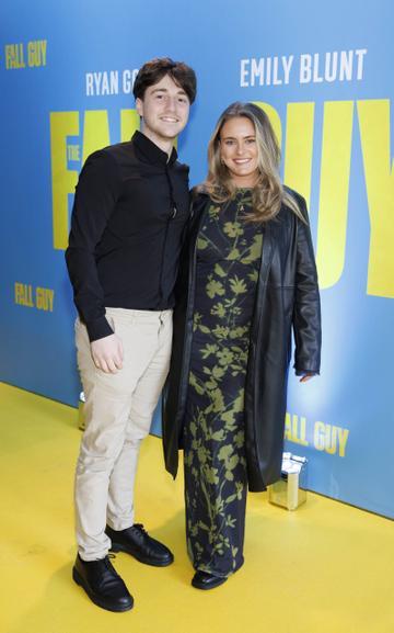 Andy Farrell and Aine Hennessy pictured at a special preview screening of The Fall Guy at Light House Cinema, Dublin. The Fall Guy starring Ryan Gosling and Emily Blunt is in cinemas this Thursday May 2nd. Picture Andres Poveda