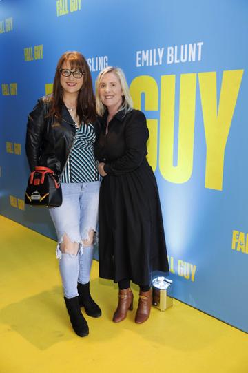 Sarah McGowan and Michelle Corcoran pictured at a special preview screening of The Fall Guy at Light House Cinema, Dublin. The Fall Guy starring Ryan Gosling and Emily Blunt is in cinemas this Thursday May 2nd. Picture Andres Poveda