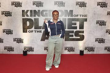 Soule pictured at the Irish Premiere of Kingdom Of The Planet Of The Apes.