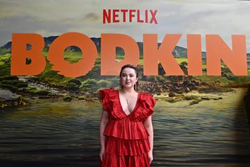 Clodagh Mooney Duggan arriving on the red carpet at the Bodkin Dublin Screening Wednesday May 8
Lighthouse Cinema,
Photo by Michael Chester for Netflix