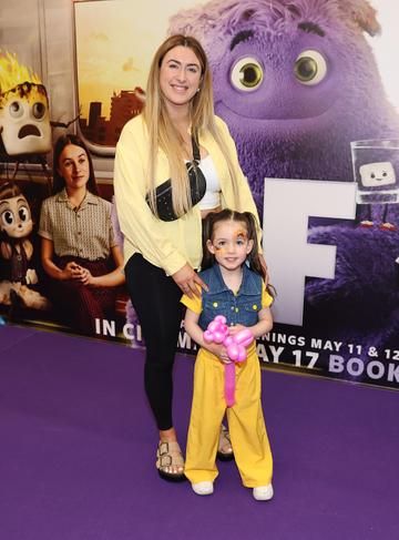 Lily Curran and Amanda Donnelly pictured at the special screening of the film IF at the Odeon Cinema in Point Square,Dublin.
Picture Brian McEvoy