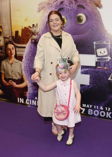 Ciara Redmond and Evie Harkin pictured at the special screening of the film IF at the Odeon Cinema in Point Square,Dublin.
Picture Brian McEvoy