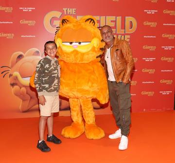 Sonny Kumar and Vic Kumar at the multimedia screening of The Garfield Movie in Movies @The Square,Tallaght,Dublin.
Picture Brian McEvoy
