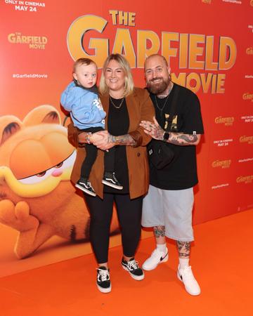Gina Daly. Karol Daly and Gene Daly at the multimedia screening of The Garfield Movie in Movies @The Square,Tallaght,Dublin.
Picture Brian McEvoy
