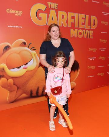 Tanya Sweeney and Isola Cregan at the multimedia screening of The Garfield Movie in Movies @The Square,Tallaght,Dublin.
Picture Brian McEvoy