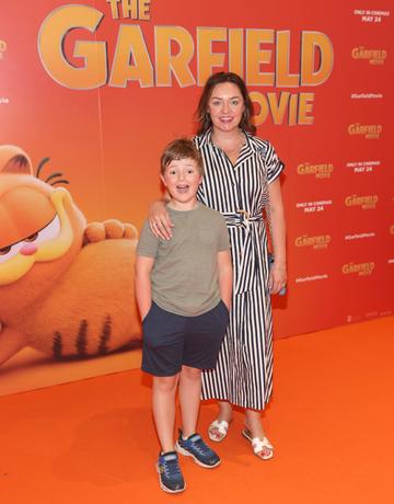 Cooper Jones and Ellen Jones at the multimedia screening of The Garfield Movie in Movies @The Square,Tallaght,Dublin.
Picture Brian McEvoy