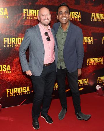 David Mitchell and Clint Drieberg at the Irish Premiere of Furiosa: A Mad Max Saga at Cineworld IMAX Dublin.
Picture Brian McEvoy