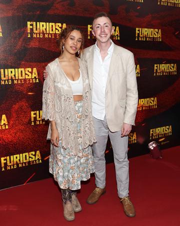 rachel Wren and Pio Hartnett at the Irish Premiere of Furiosa: A Mad Max Saga at Cineworld IMAX Dublin.
Picture Brian McEvoy