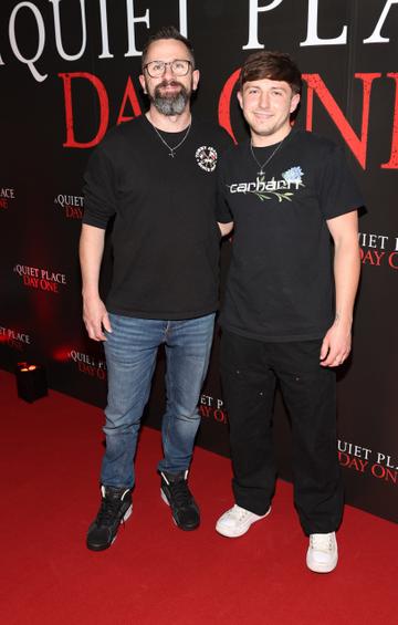 Mark Byrne and Chris Byrne pictured at the special preview screening of  A Quiet Place:Day One at  Cineworld, Dublin.
Picture Brian McEvoy