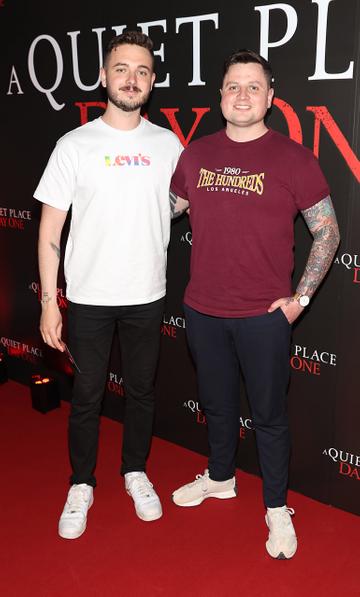 Jamie Byrne and Paul Byrne pictured at the special preview screening of  A Quiet Place:Day One at  Cineworld, Dublin.
Picture Brian McEvoy
No Repro fee for one use