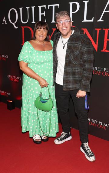 Amanda McBratney and Dylan Gibson pictured at the special preview screening of  A Quiet Place:Day One at  Cineworld, Dublin.
Picture Brian McEvoy