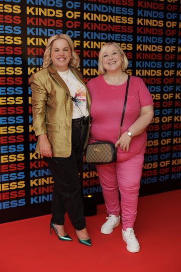 Rebecca Kelly and Carmel Breheny pictured at a special preview screening of Searchlight Pictures KINDS OF KINDNESS ' in the Light House Cinema Dublin. Picture Andres Poveda