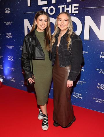Alisia De Brun and Seara Lennon pictured at the multimedia screening of Fly Me To The Moon at the Stella Cinema,Dublin.
Picture Brian McEvoy