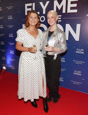 Amy Somerfield and Rachel Moss pictured at the multimedia screening of Fly Me To The Moon at the Stella Cinema,Dublin.
Picture Brian McEvoy